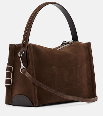 Loafer Small suede top-handle bag | JW Anderson