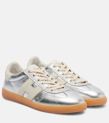 Baskets Cool en cuir métallisé | Hogan