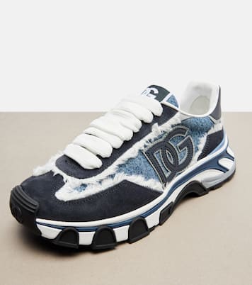 Sneakers Runner aus Denim | Dolce&Gabbana