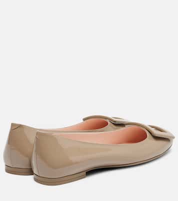 Gommettine patent leather ballet flats | Roger Vivier
