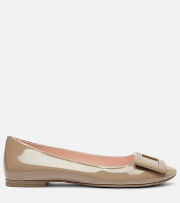 Gommettine patent leather ballet flats | Roger Vivier