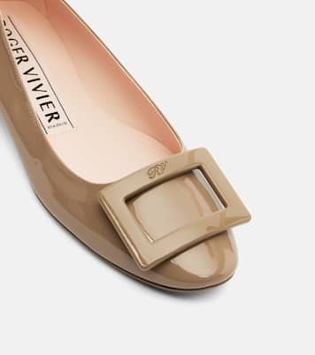Gommettine patent leather ballet flats | Roger Vivier