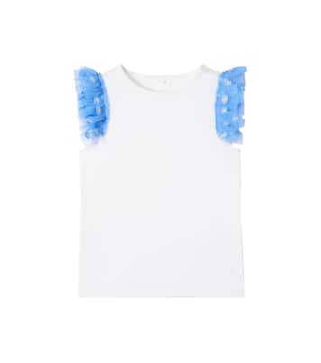 Top en coton et tulle | Stella McCartney Kids