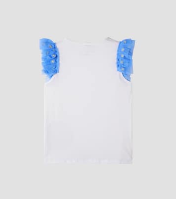 Top en coton et tulle | Stella McCartney Kids