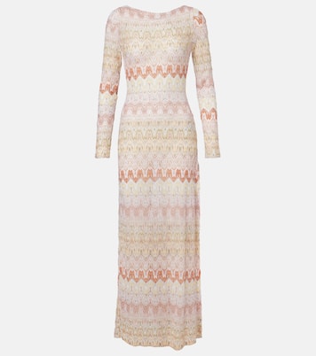 Lamé maxi dress | Missoni
