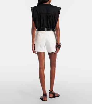 Monroe denim shorts | 7 For All Mankind