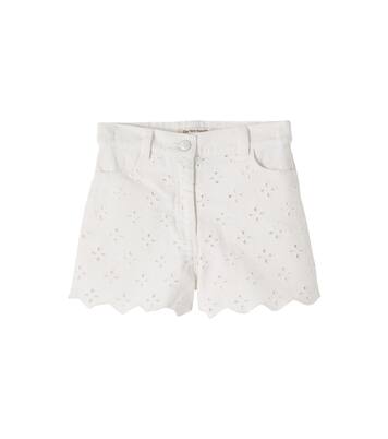 Camelia broderie anglaise denim shorts | The New Society