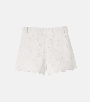 Camelia broderie anglaise denim shorts | The New Society