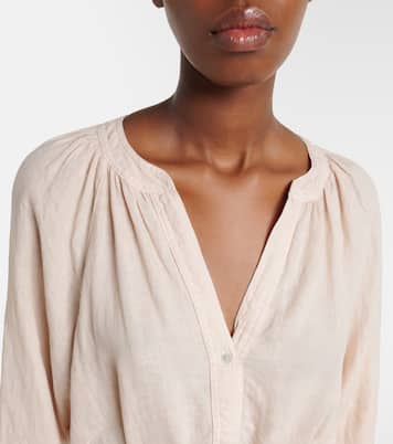 Robe longue Dakota en lin | Velvet