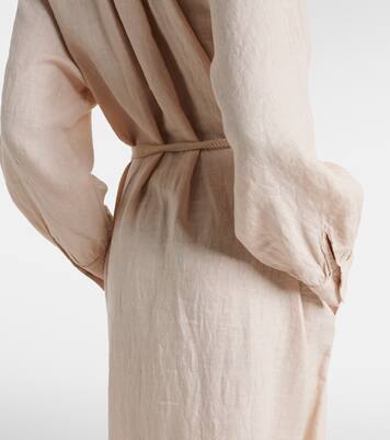 Robe longue Dakota en lin | Velvet