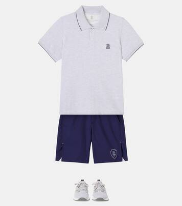 Logo shorts | Brunello Cucinelli Kids