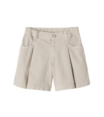 Monili denim shorts | Brunello Cucinelli Kids