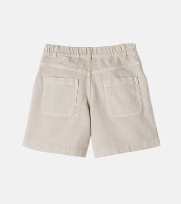 Monili denim shorts | Brunello Cucinelli Kids