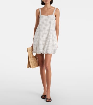 Sky polka-dot balloon minidress | Posse