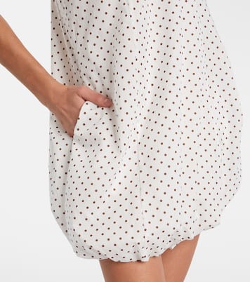 Sky polka-dot balloon minidress | Posse