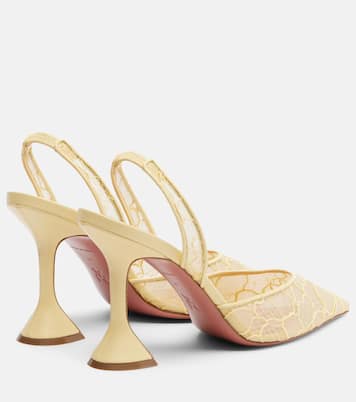 Escarpins slingback Holli en dentelle  | Amina Muaddi