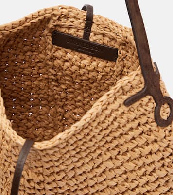 Bulb Small raffia bucket bag | JW Anderson