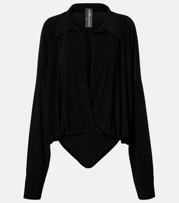 Oversized jersey bodysuit | Norma Kamali
