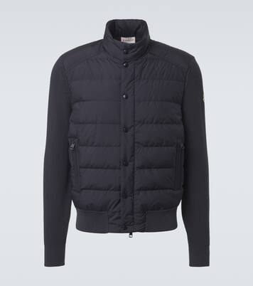 Daunenjacke mit Rippstrick | Moncler