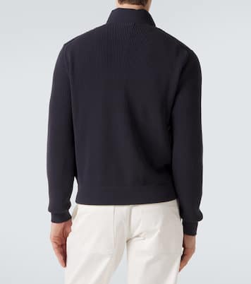 Daunenjacke mit Rippstrick | Moncler