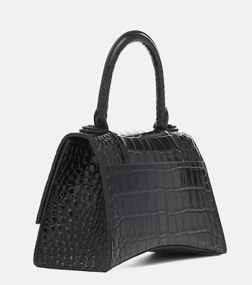 Hourglass Small leather shoulder bag | Balenciaga