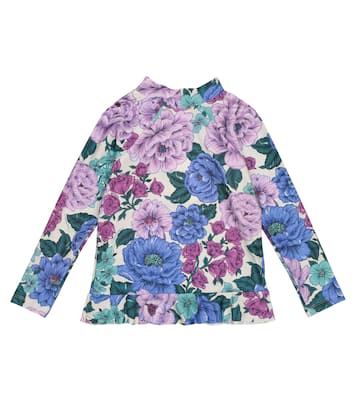 Poppy ruffled floral rash guard | Zimmermann Kids
