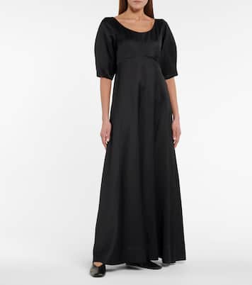 Maxikleid aus Satin | Toteme