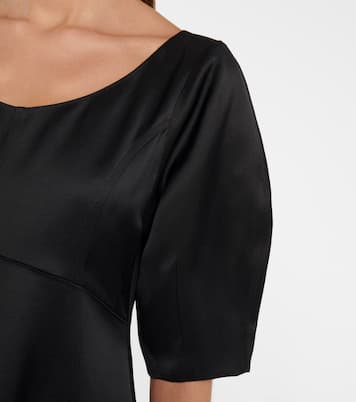 Maxikleid aus Satin | Toteme