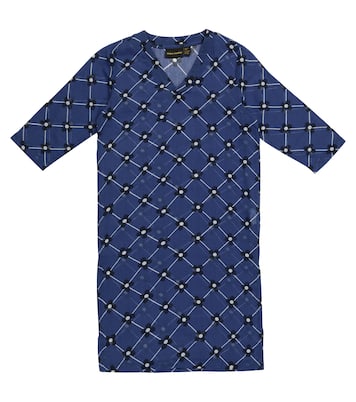 Kleid Flower Check aus Baumwolle | Mini Rodini