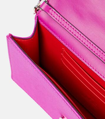 Loubi54 satin clutch | Christian Louboutin