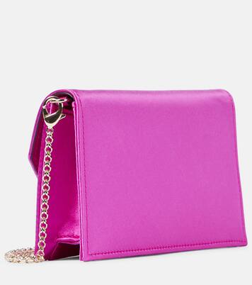 Loubi54 satin clutch | Christian Louboutin