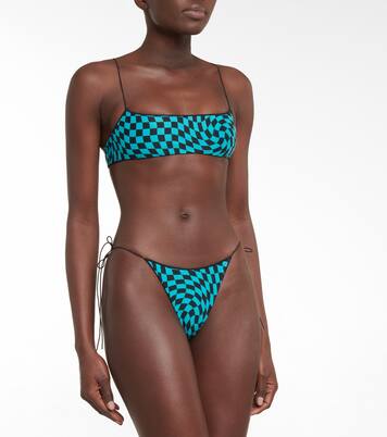 Haut de bikini The C à carreaux | Tropic of C