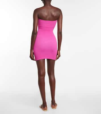 La Sciura textured bandeau minidress | Reina Olga