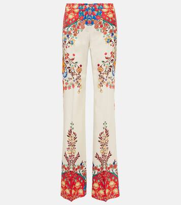 Pantalon imprimé à taille haute | Etro