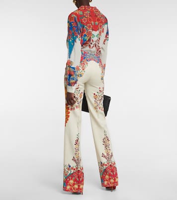 Pantalon imprimé à taille haute | Etro