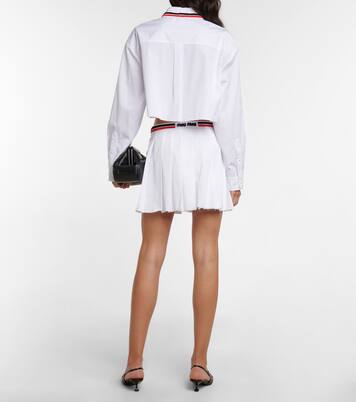 Minirock aus einem Baumwollgemisch | Miu Miu