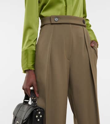 High-Rise-Hose aus einem Wollgemisch | Proenza Schouler