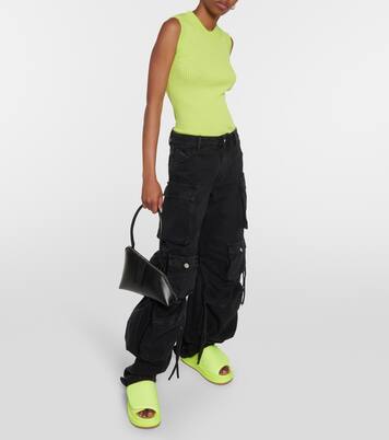 Pantoletten Gia 1 aus Leder | Gia Borghini