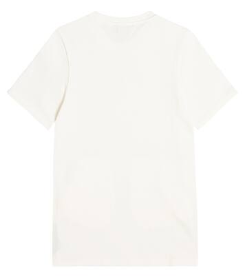 Button-embellished cotton jersey dress | Balmain Kids