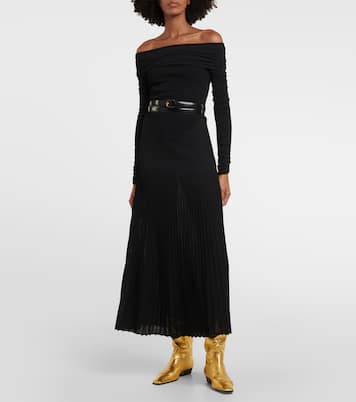 Stivali Marfa in pelle metallizzata | Khaite