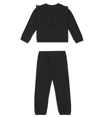 Embroidered sweatshirt and sweatpants set | Stella McCartney Kids