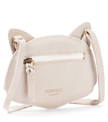 Britta Cat nubuck leather shoulder bag | Donsje