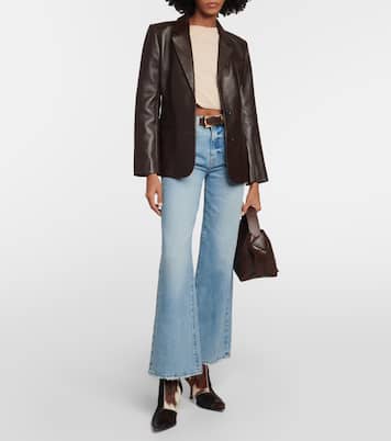 High-Rise Wide-Leg Jeans Le Jane | Frame