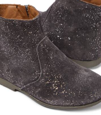 Bottines Tate en daim à paillettes | PèPè