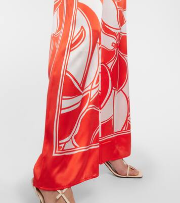 Weite Hose Ramona aus Seidensatin | SIR