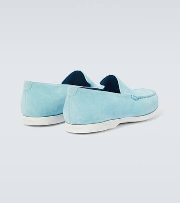 Monaco suede loafers | Manolo Blahnik