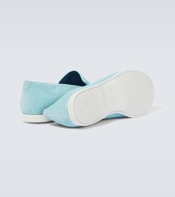 Monaco suede loafers | Manolo Blahnik