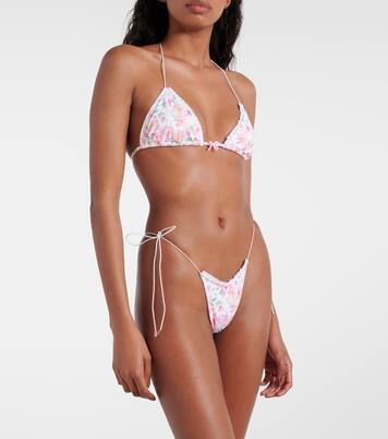 Culotte de bikini Flora à fleurs | Bananhot