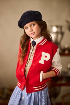 Logo cotton-blend jacket | Polo Ralph Lauren Kids