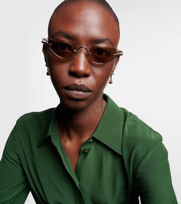 Cat-Eye-Sonnenbrille Double G | Gucci